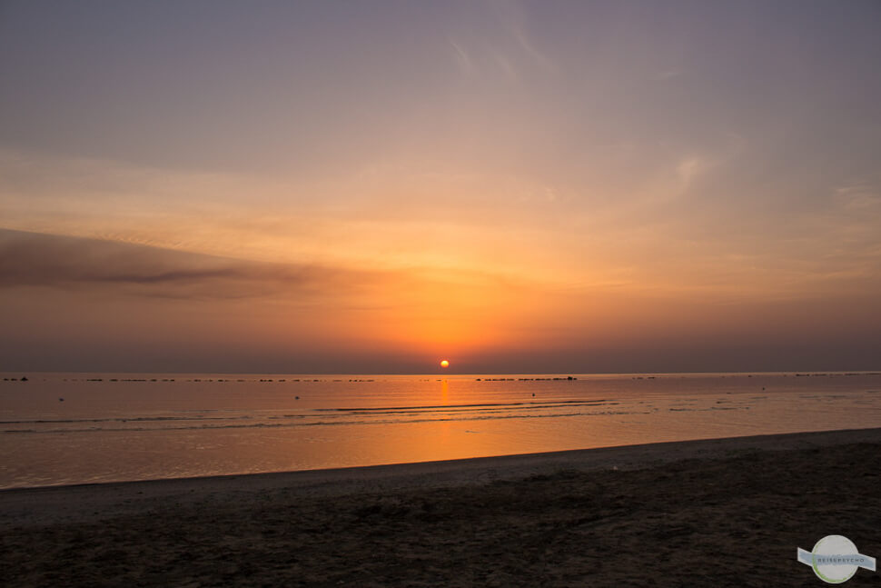 Sonnenaufgang am Strand