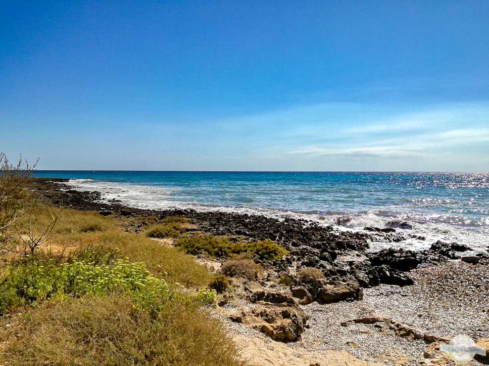 Felsenstrand im Salento