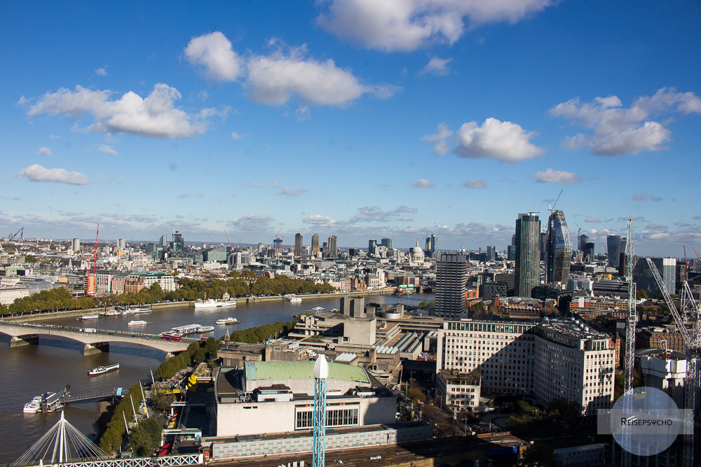 London von oben aus dem London Eye