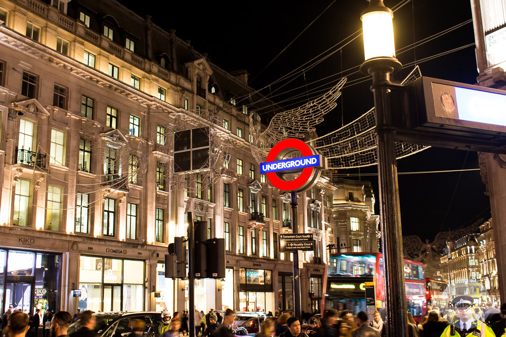 Abendliches Shoppen in der Oxford Street