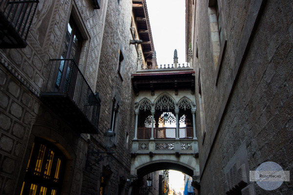 Barri Gotic in Barcelona
