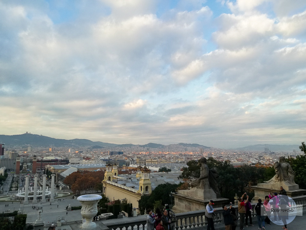 Ausblick Palau Nacional in Barcelona