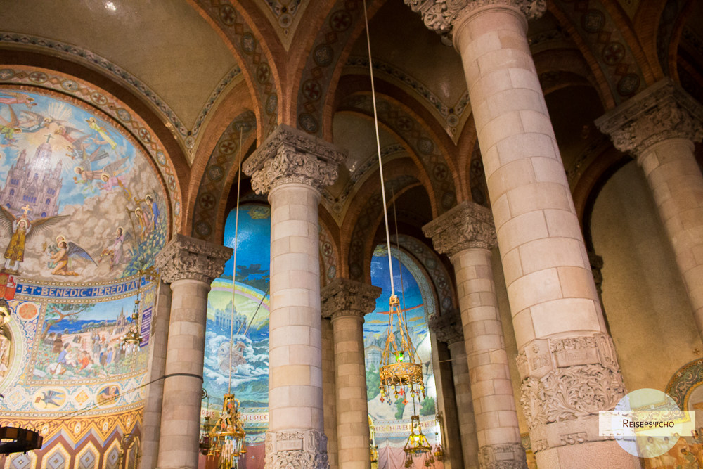 Die Krypta der Kirche am Tibidabo