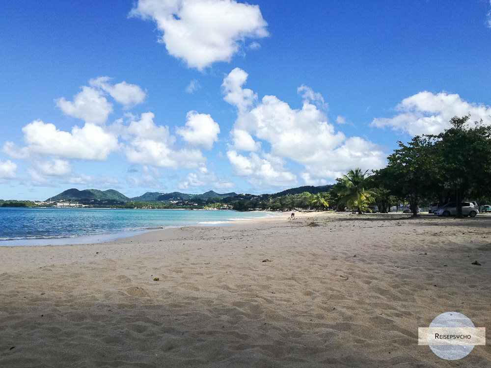 Strand in St. Lucia