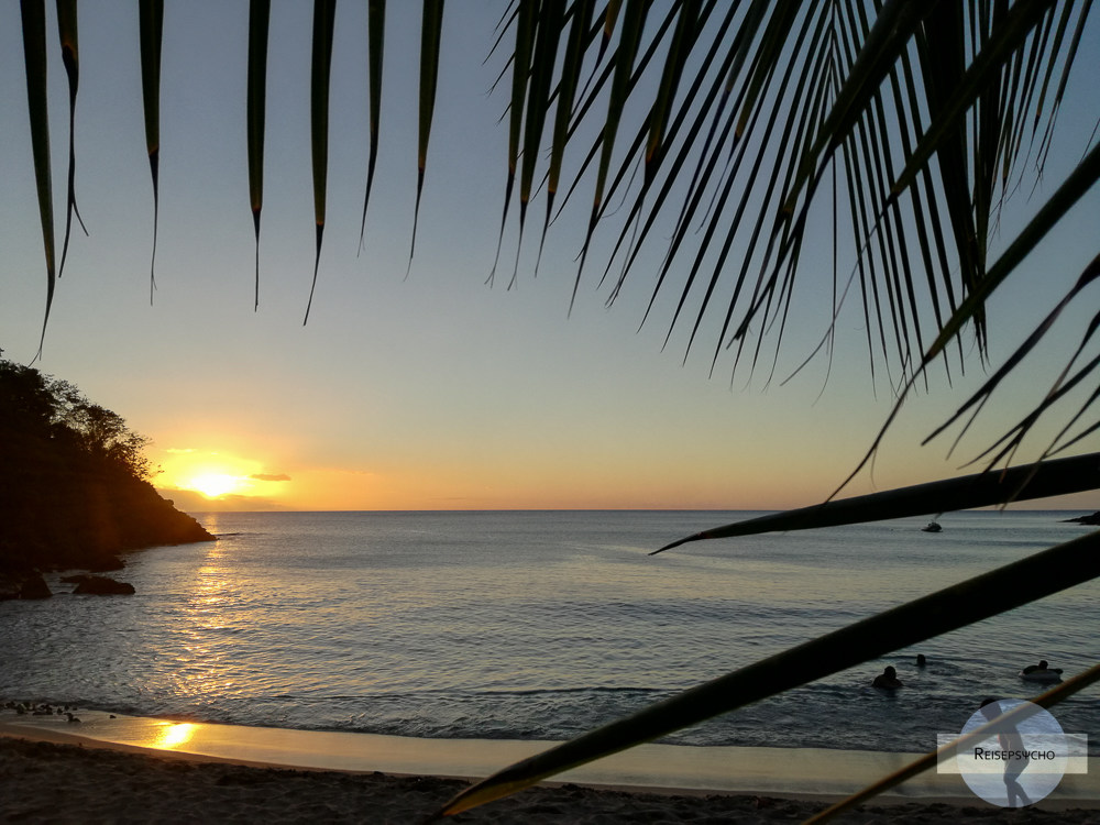 Sonnenuntergang in Guadeloupe