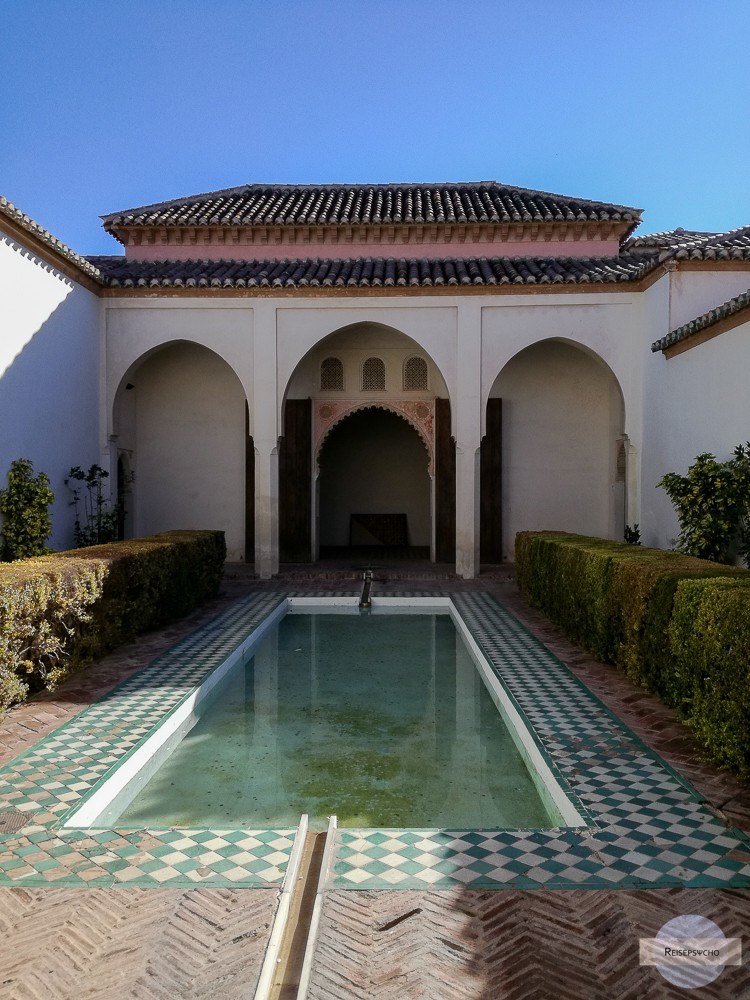 Andenken an die muslimische Zeit in Malaga in der Alcazaba