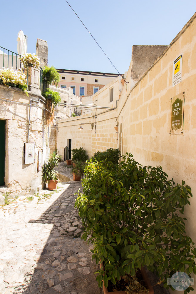 Durch die Gassen von Matera