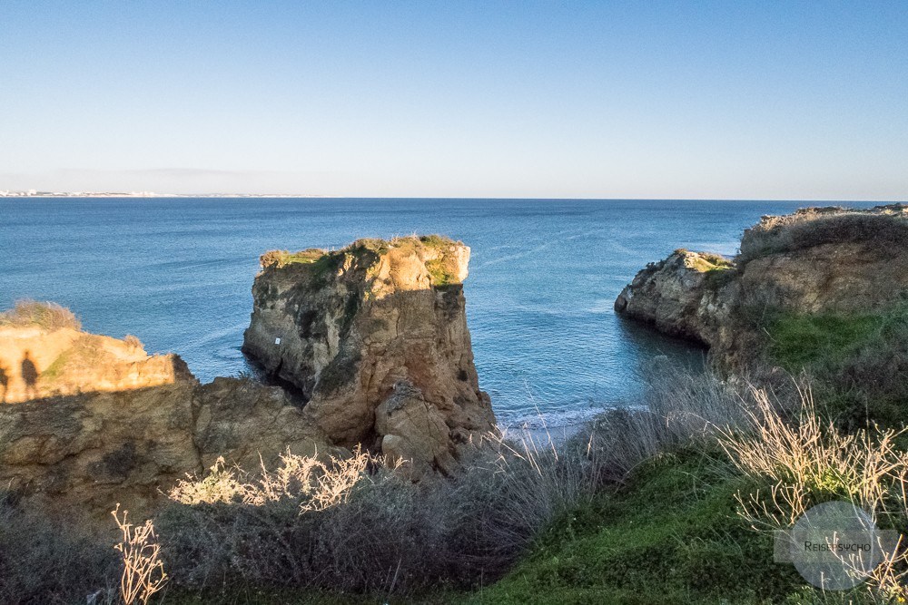 An der Küste von Lagos an der Algarve