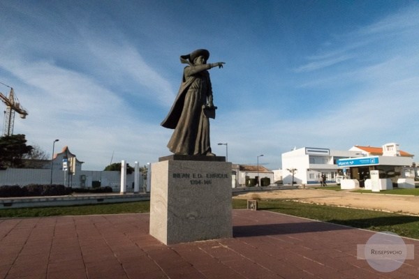 Heinrich der Seefahrer Statue in Sagres