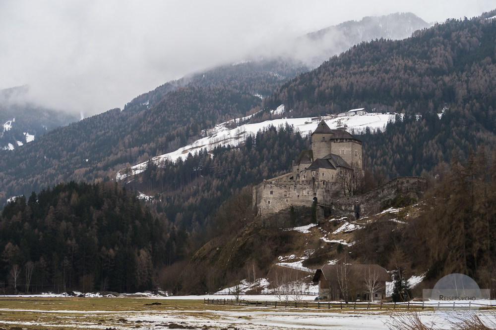 Die Burg Reifenstein in der Nähe von Sterzing