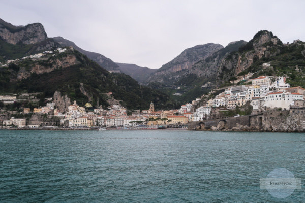 Amalfi vom Boot / Amalfiküste