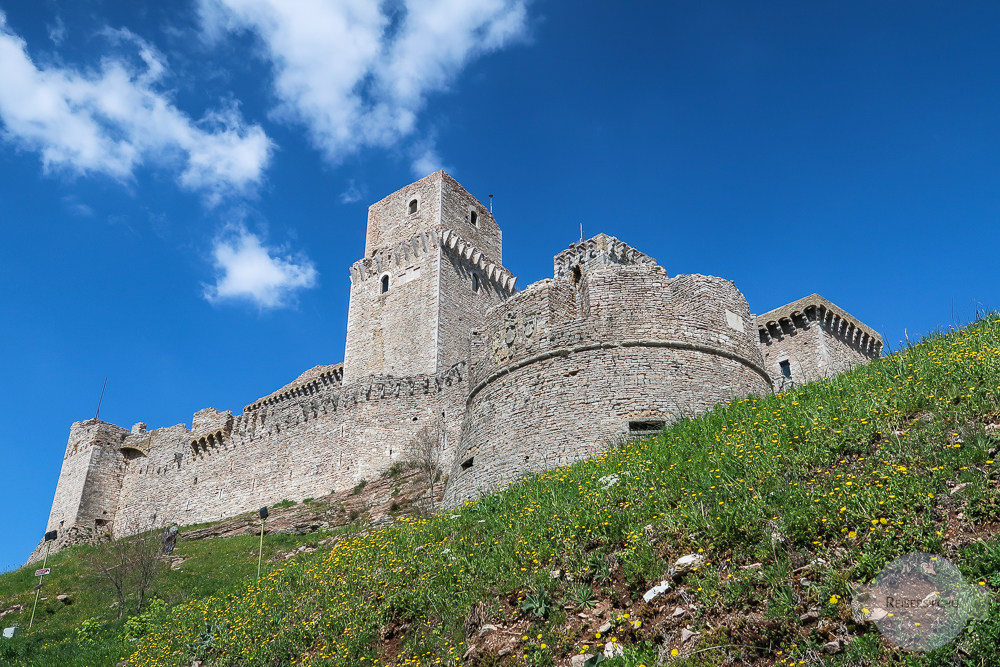 Die Rocca Maggiore - der höchste Punkt in Assisi