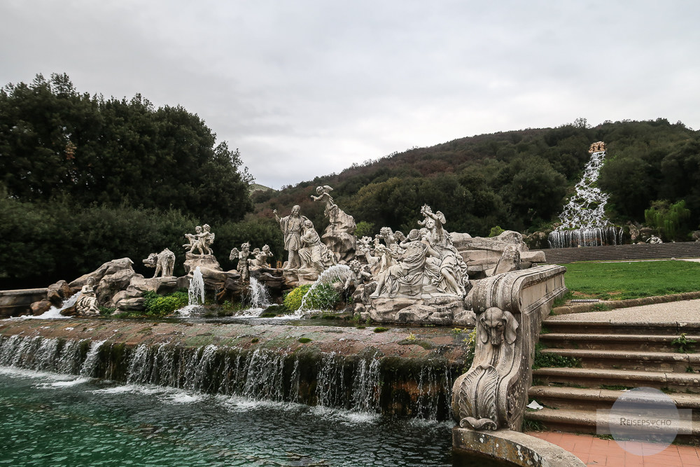 Wasserspiele im Schloss von Caserta