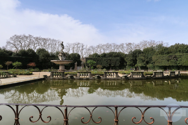 Der Teich im Giardini Boboli