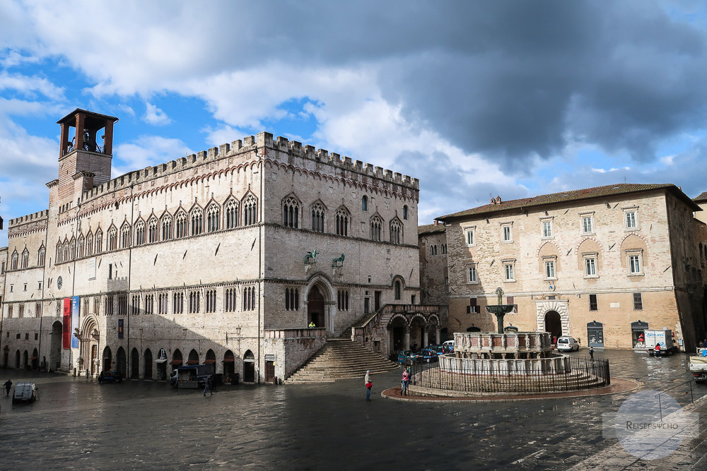 Wolken über Perugia