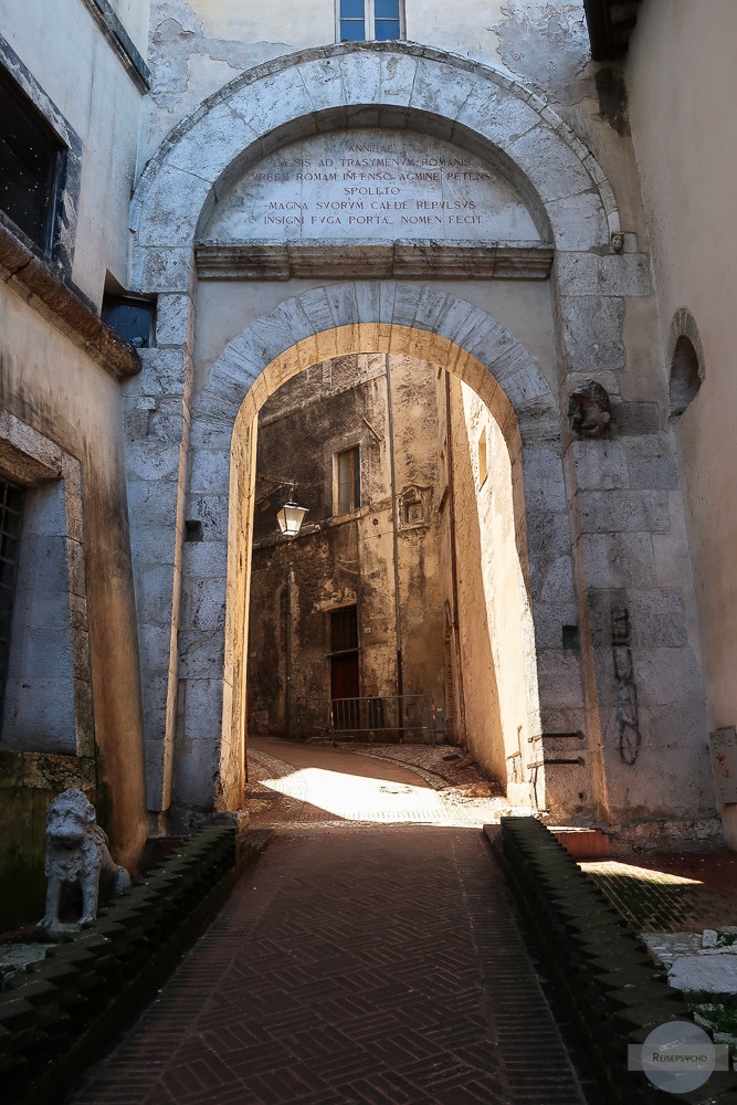 Alte Gasse in Spoleto