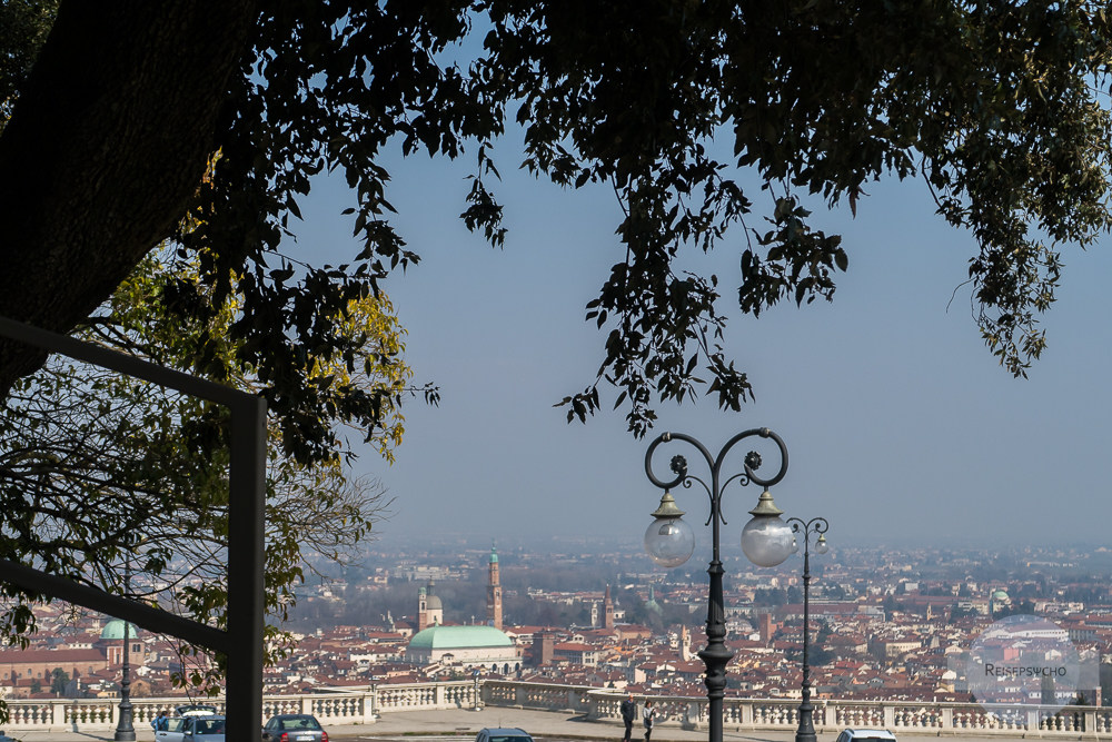 Blick auf Vicenza vom Monte Berico