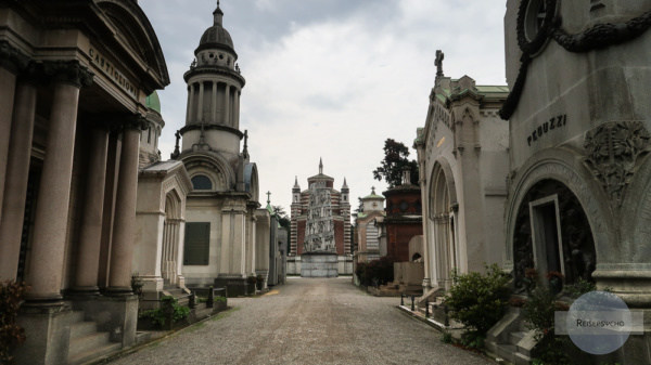 Gruften am Monumente - Friedhof in Mailand