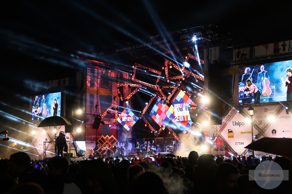 Open-Air Konzert am 1. Mai in Rom