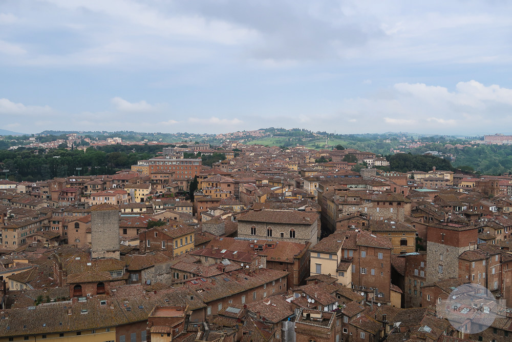 Blick über Siena