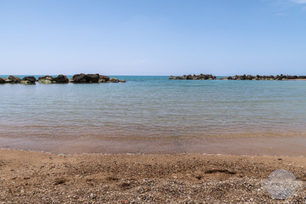 Mein Platz für einige Stunden am Strand von San Leone