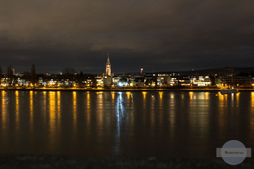 Silvester am Rhein