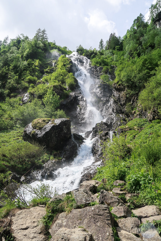 Wasserfall am steirischen Bodensee