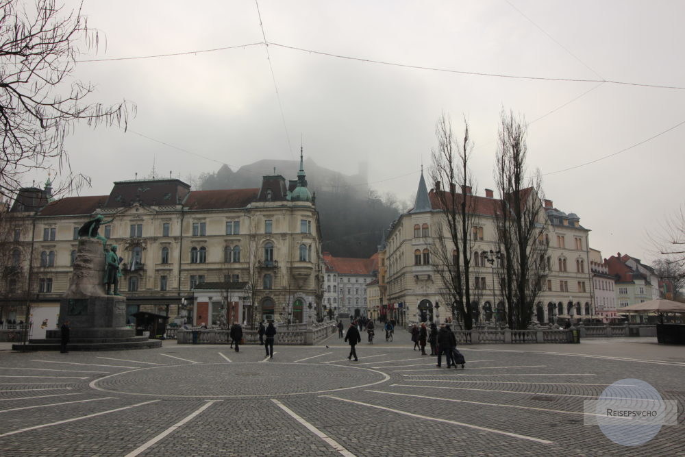 Ljubljana im Neben im Jänner