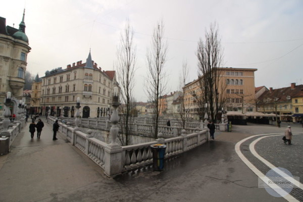 Drei Brücken in Ljubljana