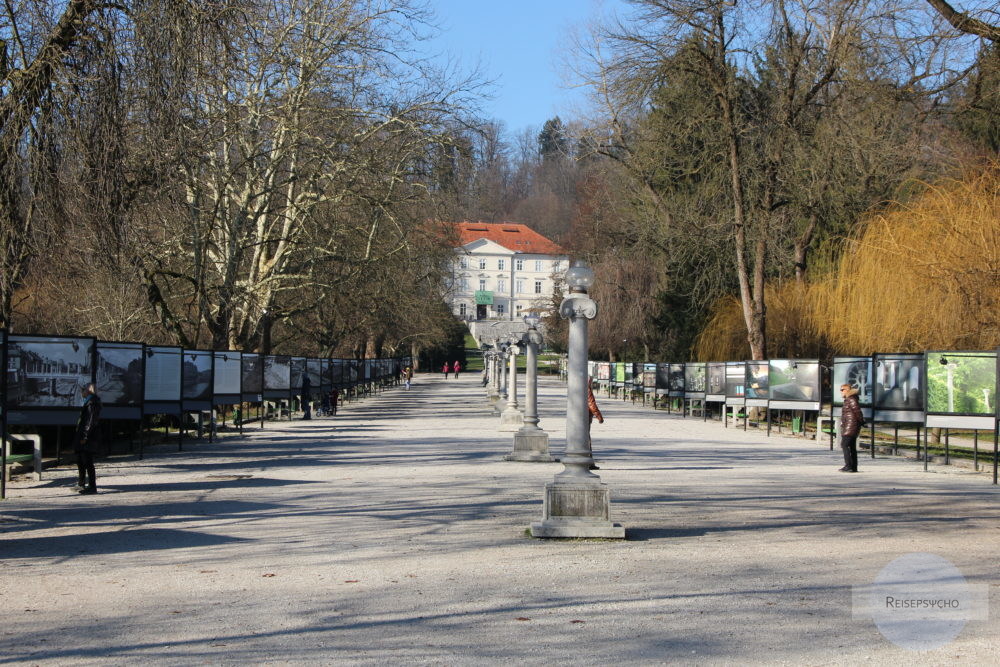 Gallerie im Tivoli Park in Ljubljana