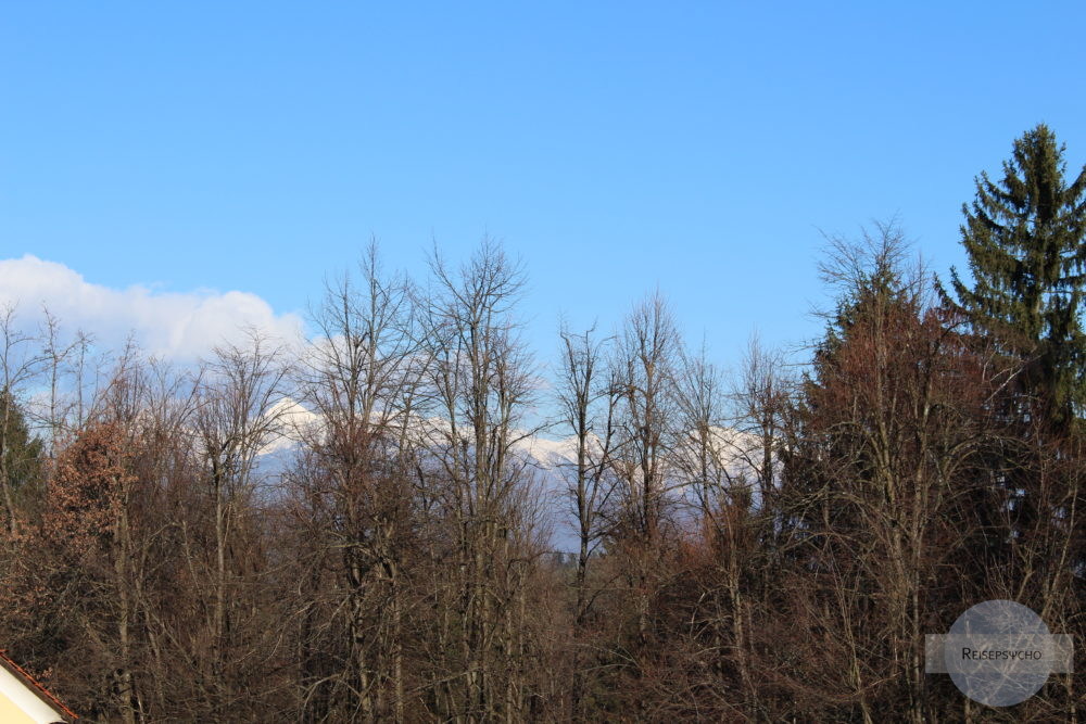 Gebirge hinter Ljubljana