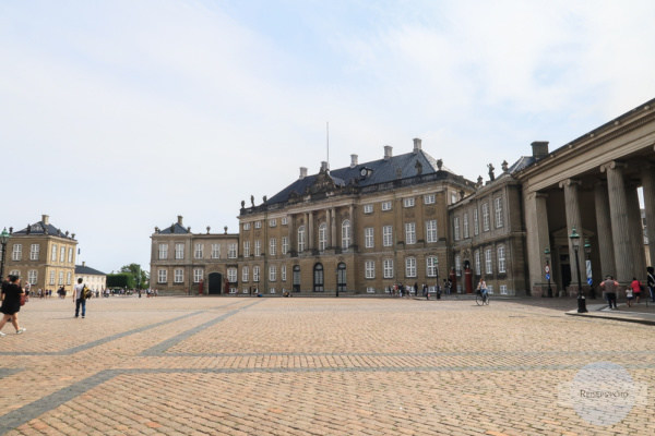 königlicher Palast Amalienborg in Kopenhagen