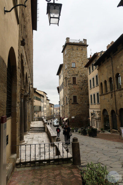 Gassen durch die Altstadt von Arezzo