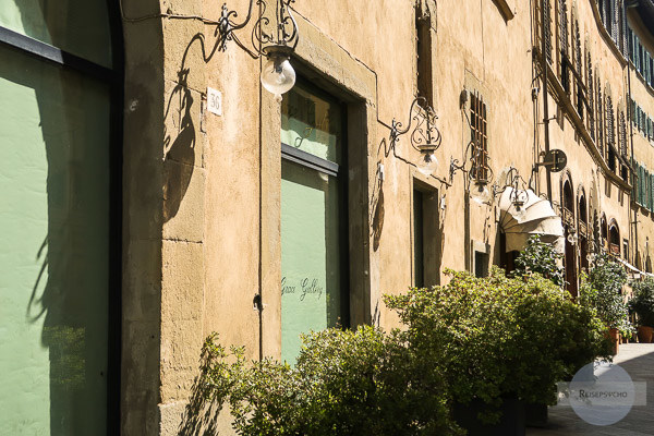 Gassen in der Altstadt von Arezzo, Italien
