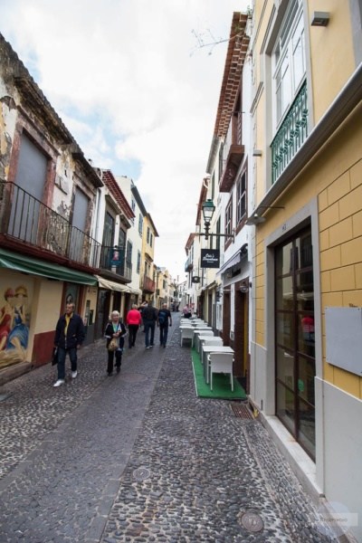 Die Rua de Sante Maria ist eine schöne Flaniermeile in Funchal