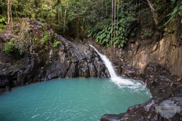 Saut d´Acomat Wasserfall auf Guadeloupe
