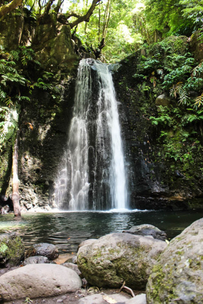 Wasserfall Salto do Prego auf den Azoren
