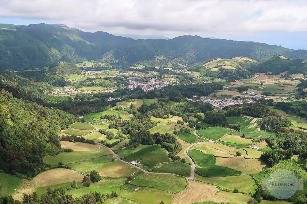 Aussichtspunkte Azoren: Blick auf Furnas