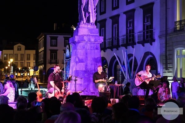 Konzert in Ponta Delgada im Sommer