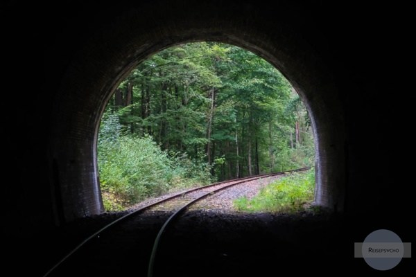 Tunnel bei der Draisinentour in Legenfeld