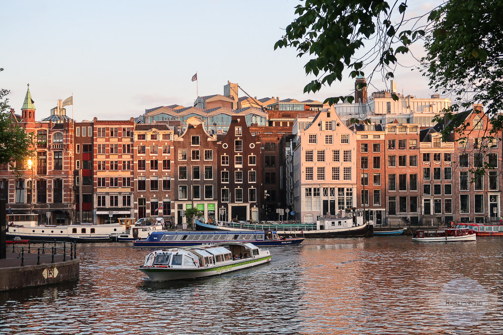 Amsterdam im Sonnenuntergang