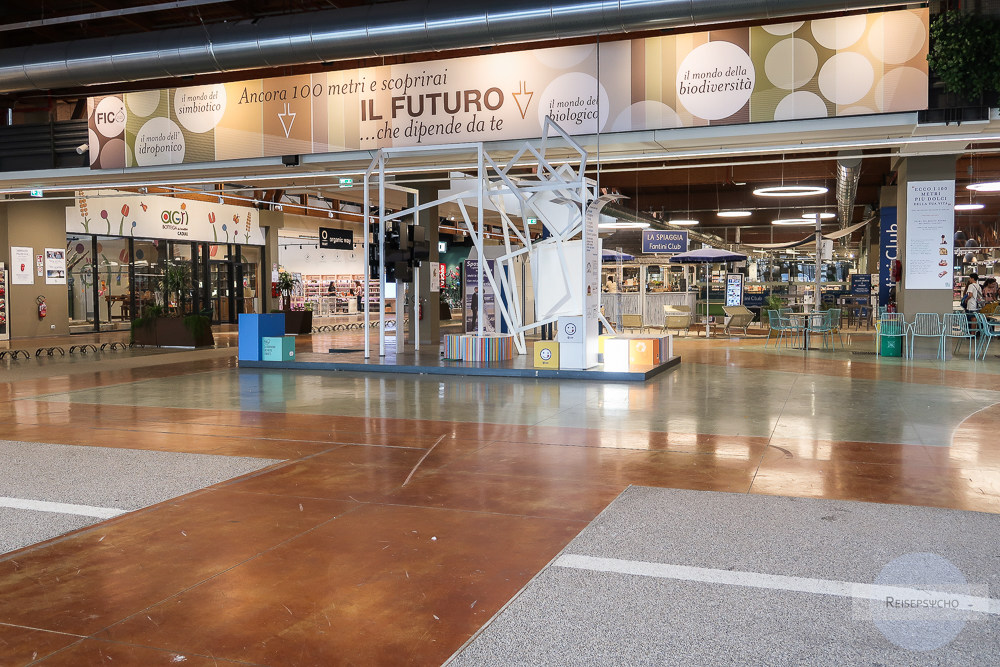 Stand in der Fico Eataly World in Bologna