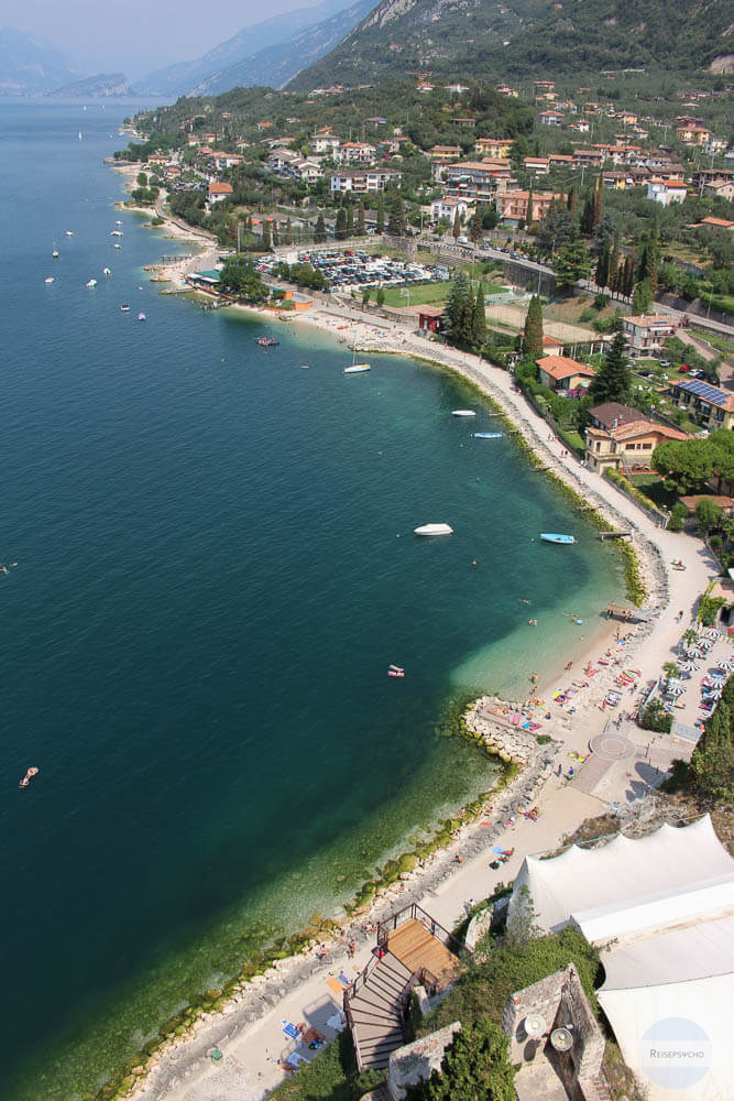 Die Uferpromenade nördlich von Malcesine