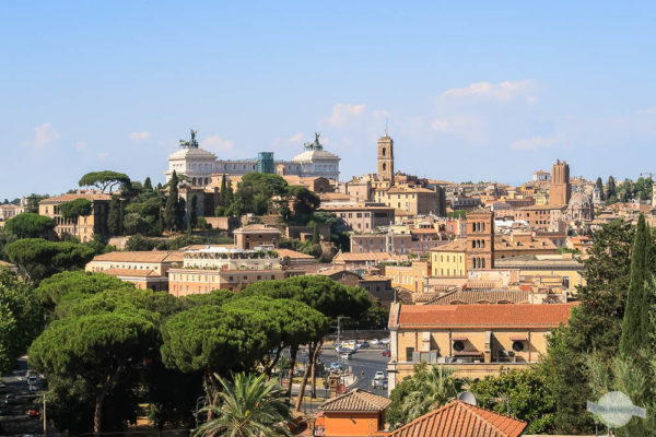 Ausblick auf Rom vom Avetin