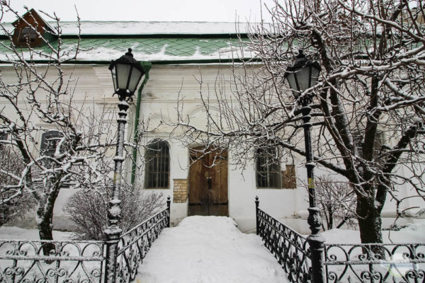 Winter in Kiew mit viel Schnee