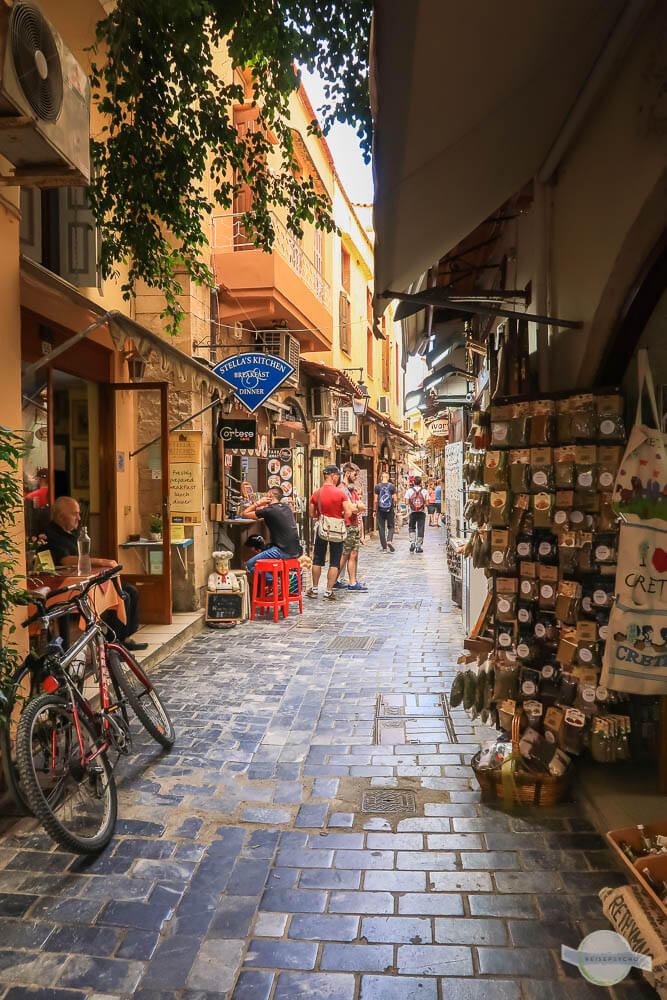 Einkaufsstraßen in Rethymno