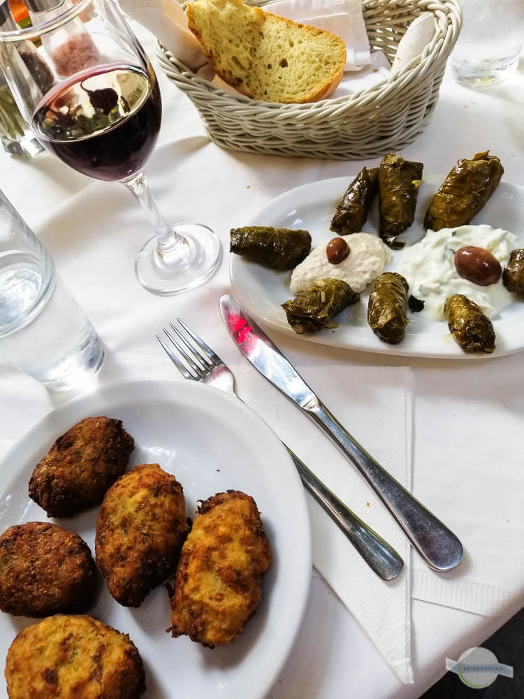 Ein "kleines" Mittagessen in der Taverne Loggia