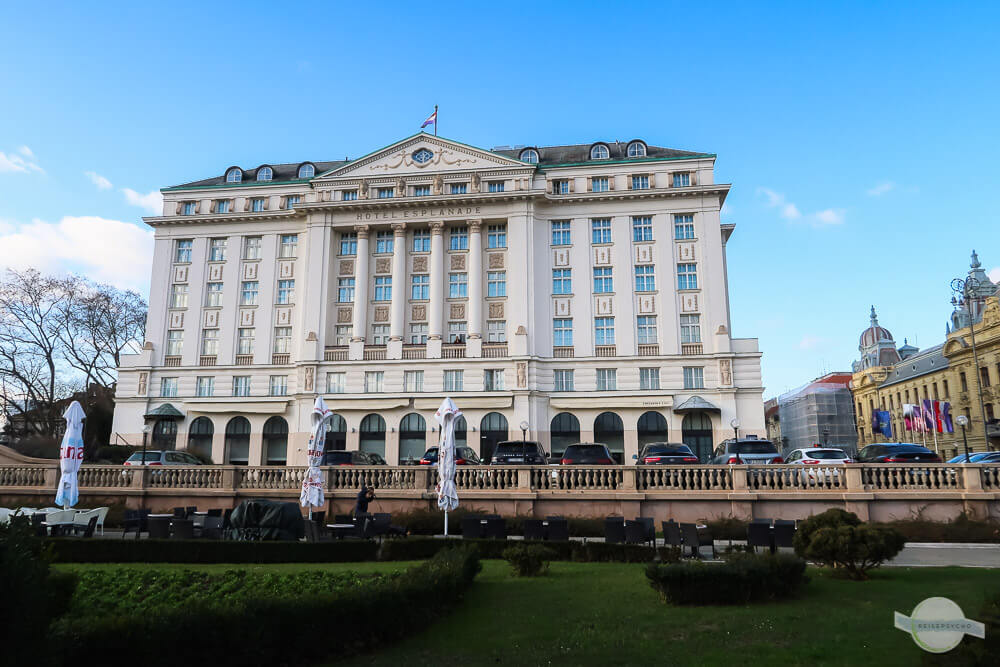 Hotel Esplanade Zagreb von außen