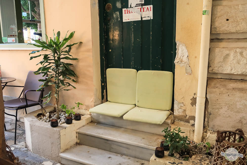 Schönes Cafe in Heraklion auf Kreta