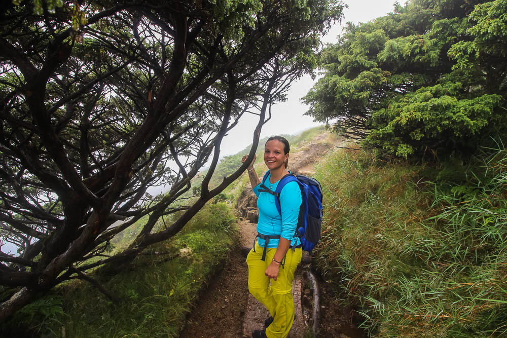 Wanderung am Pico da Vara in Multifunktionskleidung